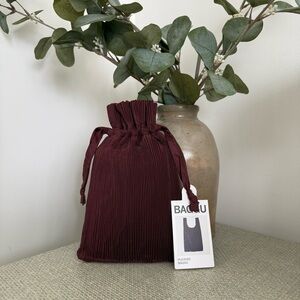 BAGGU Standard Reuseable (Pleated Design) in Mahogany